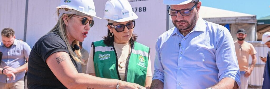 Governador Gladson Camelí visita principais obras de infraestrutura de Rio Branco e reforça compromisso com desenvolvimento urbano